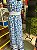 Tecido Malha Fluid com Elastano Azulejo Português Azul para Roupa Feminina Vestidos conjuntos blusinhas leve e fresco - Imagem 2