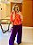Blusa Cropped Estampada estilo Farm Tropical Colorida - Imagem 1