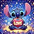 KIT 3 CAPAS PARA ALMOFADAS LILO STITCH ESTAMPA FRENTE E VERSO DIGITAL CORES VIVAS 45CM X 45CM PARA QUARTO MENINAS - Imagem 3