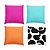 KIT 4 CAPAS 45 X 45CM FRENTE E VERSO ESTAMPA DIGITAL ALMOFADAS DECORATIVAS PARA SALA, QUARTO, ESCRITÓRIO 3 LISAS E UMA M - Imagem 7