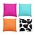 KIT 4 CAPAS 45 X 45CM FRENTE E VERSO ESTAMPA DIGITAL ALMOFADAS DECORATIVAS PARA SALA, QUARTO, ESCRITÓRIO 3 LISAS E UMA M - Imagem 2