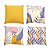 KIT COM 4 CAPAS DE ALMOFADA DECORATIVAS PARA SOFÁ, QUARTO, ESCRITÓRIO - Imagem 3