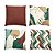 KIT COM 4 CAPAS DE ALMOFADA DECORATIVAS PARA SOFÁ, QUARTO, ESCRITÓRIO - Imagem 1