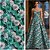 TECIDO CREPINHO JARDIM FLORIDO ROSAS RELEVO 3D LUXO PARA CONFECÇÃO DE VESTIDOS, SAIAS, BLUSAS, ETC - Imagem 1