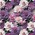 TECIDO CREPINHO JARDIM FLORIDO ROSAS RELEVO 3D LUXO PARA CONFECÇÃO DE VESTIDOS, SAIAS, BLUSAS, ETC - Imagem 2