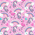 TECIDOS TULE, CREPINHO, FLUID E SUEDE LIGHT - Unicornio 10 Rosa - PARA CONFECÇÃO DE VESTIDOS, PIJAMAS, SAIAS, BLUSA, ETC - Imagem 3