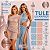 TECIDOS TULE, CREPINHO, FLUID E SUEDE LIGHT - LISTRA E POÁ 46- FUNDO AZUL CÉU E POÁ LARANJA - PARA CONFECÇÃO DE VESTIDOS, PIJAMAS, SAIAS, BLUSA, ETC - Imagem 2