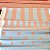 TECIDOS TULE, CREPINHO, FLUID E SUEDE LIGHT - LISTRA E POÁ 46- FUNDO AZUL CÉU E POÁ LARANJA - PARA CONFECÇÃO DE VESTIDOS, PIJAMAS, SAIAS, BLUSA, ETC - Imagem 6