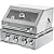 Churrasqueira a Gás Alluma Max Em Inox  de Embutir - 3 Queimadores - Com Visor e Infrared - Imagem 1