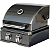 Churrasqueira a Gás Alluma Pro Em Inox Black Titanium de Embutir - 2 Queimadores - Imagem 1