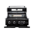 Churrasqueira a Gás Alluma Exclusive em Inox 304 Black Titanium - 4 + 1 Queimadores - A400EXCBLACK - Imagem 4
