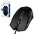 Mouse Óptico com Fio Usb Black 03950 - Imagem 1