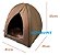 Cama Toca Iglu Oca Caminha e Casinha Para Cães e Gatos Cachorros Pequenos Shitzu - Imagem 4