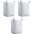 3 Saco Big Bag Reciclagem Usinas Fazendas Entulhos Modelo C1 Rafia Gramatura 160 Fator 5x1 Medidas 120x90x90 P/ 1000Kg - Imagem 2