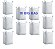 10 Saco Big Bag Reciclagem Usinas Fazendas Entulhos Modelo C1 Rafia Gramatura 160 Fator 5x1 Medidas 120x90x90 P/ 1000Kg - Imagem 1