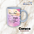 Caneca Com Frases Criativas 9,5x8cm 325ml Fé e Café - Imagem 1