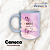 Caneca Com Frases Criativas 9,5x8cm 325ml Fé e Café - Imagem 2