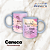 Caneca Com Frases Criativas 9,5x8cm 325ml Fé e Café - Imagem 3