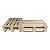 Cama de Pallet Solteiro 30 cm altura - Imagem 3