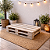 Banco de Pallet em Madeira Maciça 120x60x30 - Imagem 2