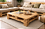 Mesa de Centro de Pallet 120x80x30 cm - Imagem 2