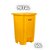 LIXEIRA AMARELO 50L PEDAL PERFECT - REF.:972966 - Imagem 1