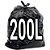 SACO P/LIXO 200LTS (+ ECONOMICO) IMPACTO C/05UND - Imagem 1