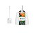 ESCOVA SANITARIA C/SUPORTE VALENTINA - PRIMAVERA REF.:29139 - Imagem 3