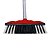 VASSOURA PELO SINTETICO COM CABO 96 TUFOS VERMELHA REF:.60040117 - Imagem 1