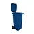 COLETORA PLASTICA 120L C/RODAS AZUL USA PLAST - REF.:001455 - Imagem 1