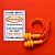Protetor Auditivo Nopção Plug Silicone 16dB Laranja CA 36817 - Imagem 2