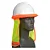TOUCA ARABE PROTETOR NUCA HI-VIZ YELLOW GREEN SUNSHADE MSA - Imagem 1