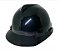 CAPACETE MSA PRETO V-GARD ABA FRONTAL PUSH KEY JUGULAR CA498 - Imagem 1