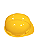 CASCO CAPACETE AGENA AMARELO CA32425 - Imagem 1