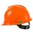 CAPACETE MSA LARANJA V-GARD ABA FRONTAL PUSH KEY CA498 - Imagem 1
