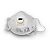 RESPIRADOR 3M 8822 PFF2 SEMI FACIAL CONCHA VALVULADO CA 5657 - Imagem 1