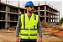 Colete Refletivo Verde Super Safety com 1 Bolso Alta Visibilidade para Construção Trânsito e Segurança - Imagem 3