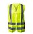 COLETE REFLETIVO SUPER SAFETY VERDE COM ZIPER - Imagem 1