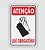 PLACA PS 0,80MM 20X30CM PS85 ATENCAO LUVAS USO OBRIGATORIO - Imagem 1