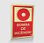 PLACA EM PVC 13.5X20CM - ALARME DE INCENDIO - REF 220BV - Imagem 1