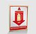 PLACA PVC RIG 1,00MM 20X30CM PAF328 E5 -EXTINTOR AGUA - Imagem 1