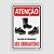 PLACA PS 0,80MM 20X30CM PS636 CALCADO SEGURANCA OBRIGATORIO - Imagem 1