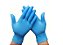LUVA NITRILICA AZUL CA 47443/47658/47864 BOMPACK - Imagem 2