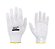 LUVA VOLK TRICOTADA BRANCA COTTON 4 FIOS MALHA S/PIGMENTO TAM U CA30520 - Imagem 1