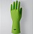 LUVA SANRO TOP LATEX VERDE FLOCADO 30CM M CA1555 - Imagem 1