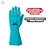 Luva Verde Proteção Química Indústria Limpeza Profissional Volk Sem Forro CA 16314 - Imagem 9