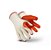 LUVA SS 1012 MAX RUBBER ALGODAO BR/VER TAM UNICO CA34370 - Imagem 1