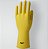 LUVA SANRO TOP LATEX AMARELO FLOCADO 30CM TAM 6/P CA40044 - Imagem 2