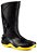 BOTA BRACOL PRETA SOLA AMARELA C/ FORRO MOTOSAFE CA 34798 - Imagem 1