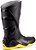 BOTA BRACOL PRETA SOLA AMARELA C/ FORRO MOTOSAFE CA 34798 - Imagem 2